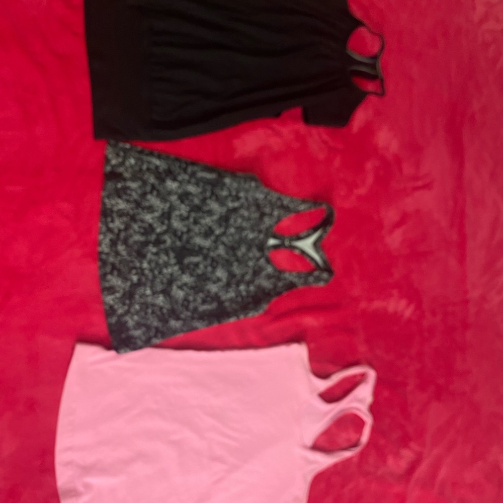 Lululemon Athletica Tank Tops - Black, Gray, Pink